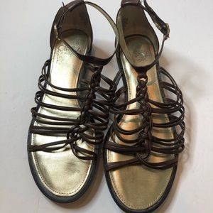 Circa Joan & David brown gladiator sandals